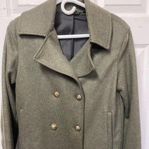 Silvian Heach-Guess green coat